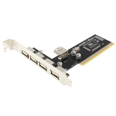 USB 3.0 4 ports PCI-E Express Controller Card 5Gbps